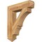 Ekena Millwork Balboa Arts & Crafts Rough Sawn Bracket, Western Red Cedar, 6"W x 30"D x 34"H BKT06X30X34BOA03RWR - alternate 1